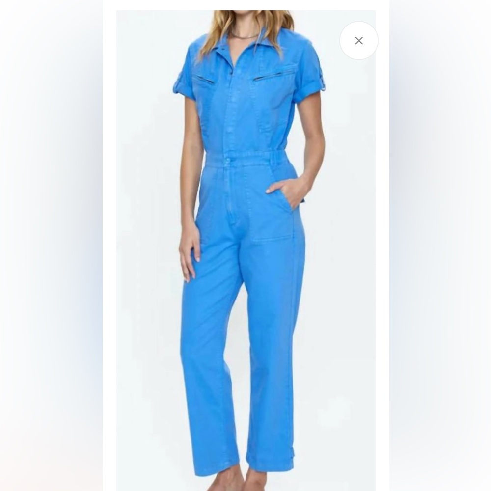 Pistola Bright Blue Denim Overalls